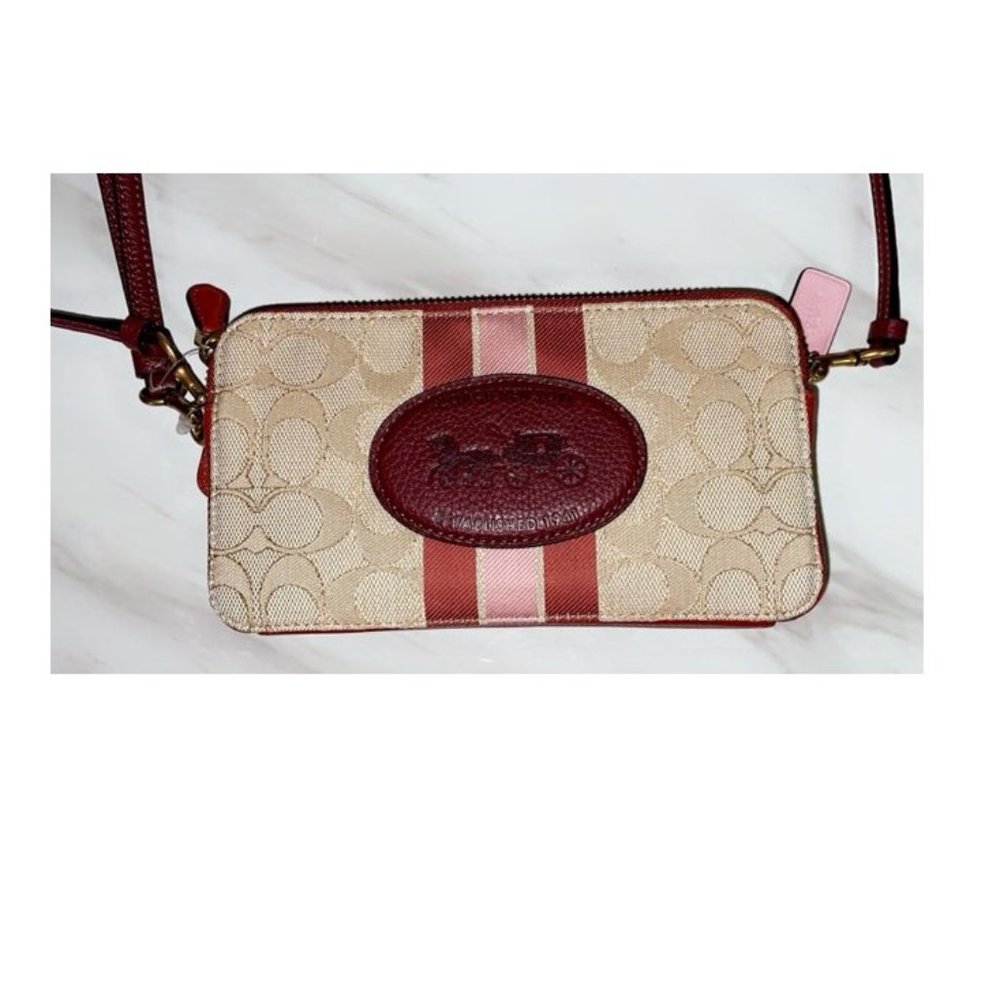 COACH Signature Jacquard Crossbody